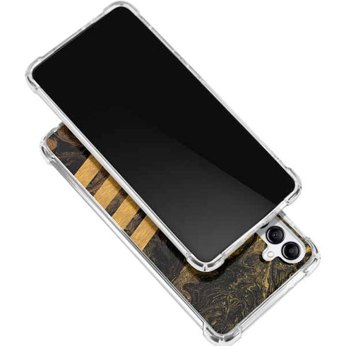 Striped Marble Galaxy A15 5G Clear Case